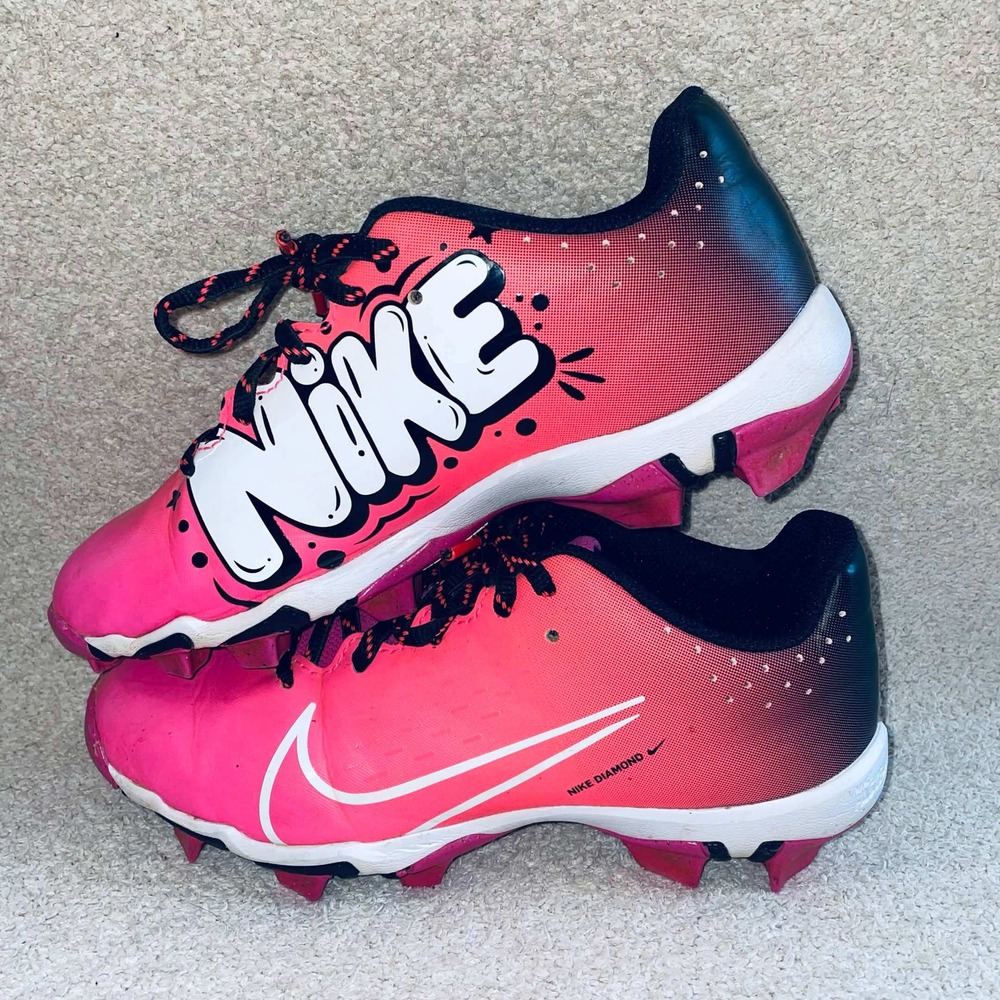 Nike Kids Pink Black Gradient Cleats